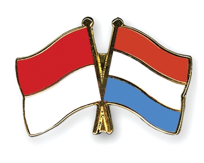 Fahnen Pins Indonesien Luxemburg