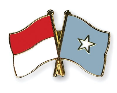 Fahnen Pins Indonesien Somalia