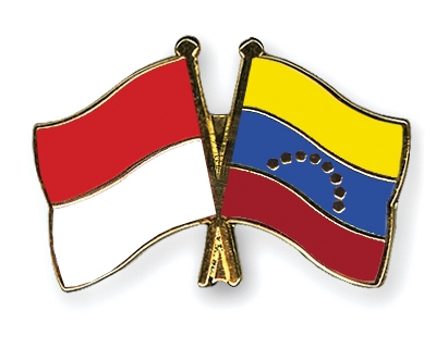 Fahnen Pins Indonesien Venezuela