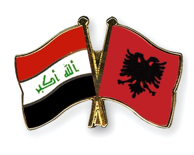 Fahnen Pins Irak Albanien