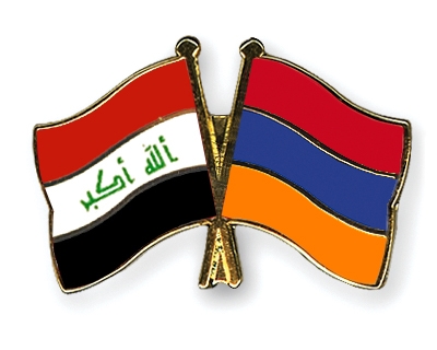 Fahnen Pins Irak Armenien