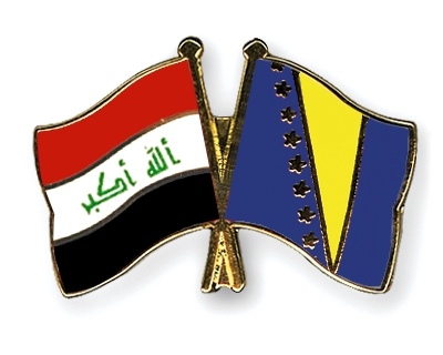 Fahnen Pins Irak Bosnien-und-Herzegowina
