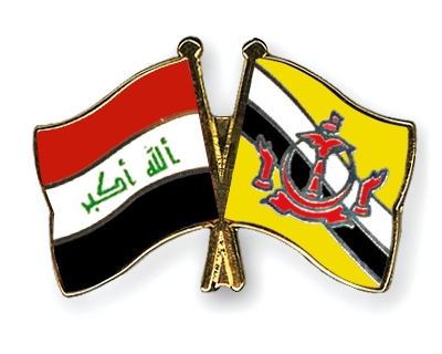 Fahnen Pins Irak Brunei-Darussalam