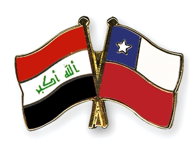 Fahnen Pins Irak Chile