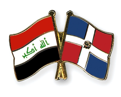 Fahnen Pins Irak Dominikanische-Republik