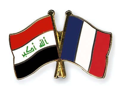 Fahnen Pins Irak Frankreich