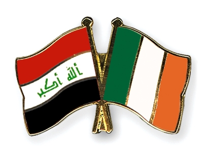 Fahnen Pins Irak Irland