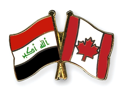 Fahnen Pins Irak Kanada