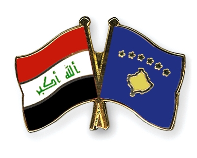 Fahnen Pins Irak Kosovo