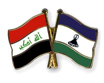 Fahnen Pins Irak Lesotho