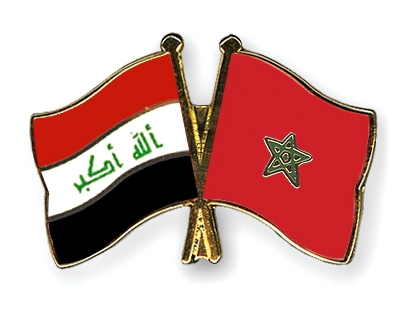 Fahnen Pins Irak Marokko