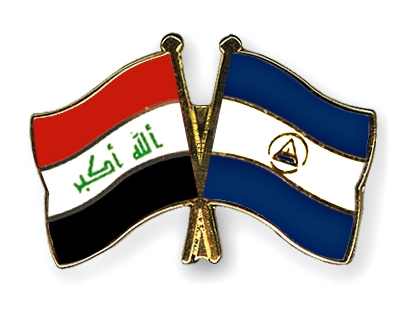 Fahnen Pins Irak Nicaragua