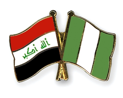 Fahnen Pins Irak Nigeria