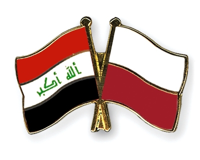 Fahnen Pins Irak Polen