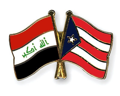 Fahnen Pins Irak Puerto-Rico