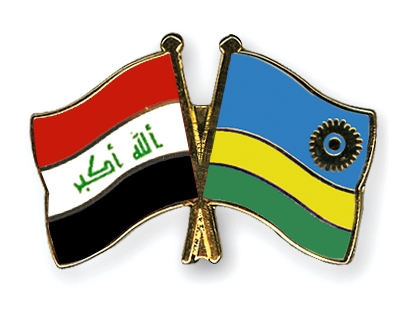 Fahnen Pins Irak Ruanda