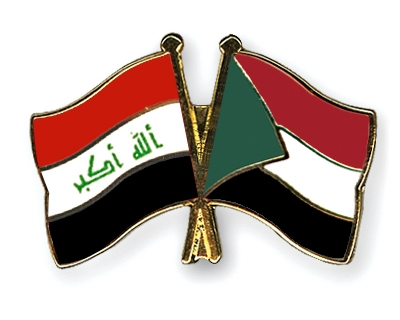 Fahnen Pins Irak Sudan