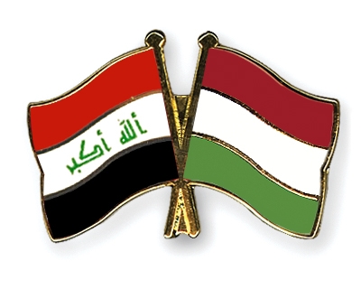 Fahnen Pins Irak Ungarn