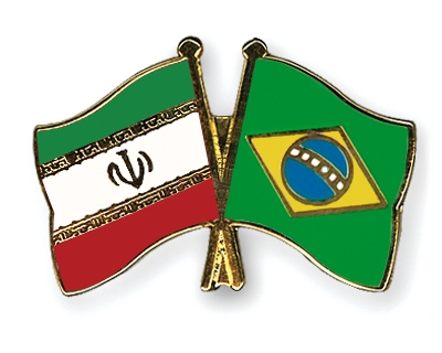Fahnen Pins Iran Brasilien