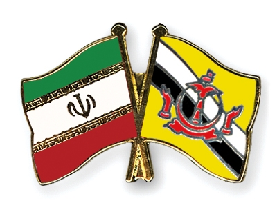 Fahnen Pins Iran Brunei-Darussalam