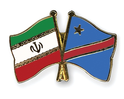 Fahnen Pins Iran Kongo-Demokratische-Republik