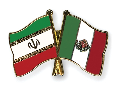 Fahnen Pins Iran Mexiko