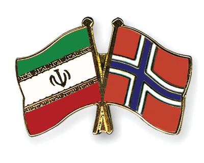 Fahnen Pins Iran Norwegen