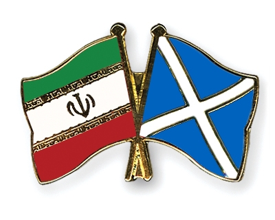 Fahnen Pins Iran Schottland