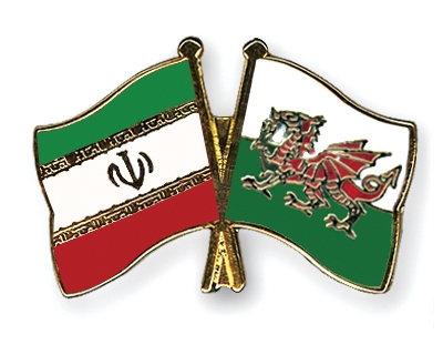Fahnen Pins Iran Wales