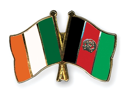 Fahnen Pins Irland Afghanistan