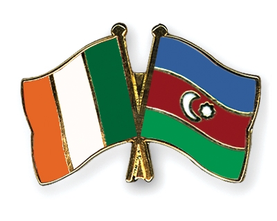 Fahnen Pins Irland Aserbaidschan