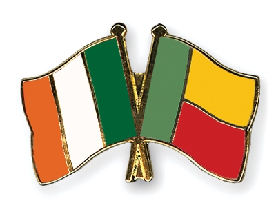 Fahnen Pins Irland Benin