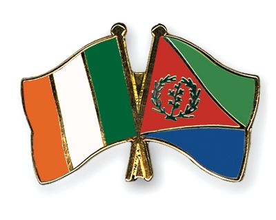 Fahnen Pins Irland Eritrea