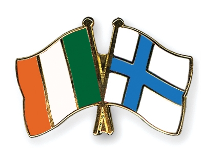 Fahnen Pins Irland Finnland