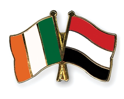 Fahnen Pins Irland Jemen