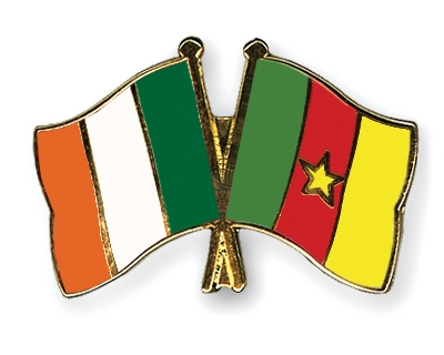 Fahnen Pins Irland Kamerun