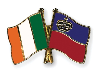Fahnen Pins Irland Liechtenstein