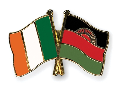 Fahnen Pins Irland Malawi