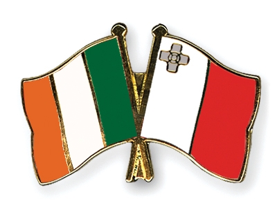 Fahnen Pins Irland Malta