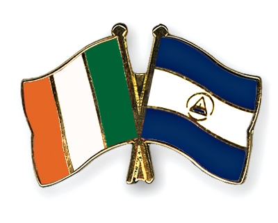 Fahnen Pins Irland Nicaragua