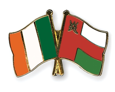 Fahnen Pins Irland Oman