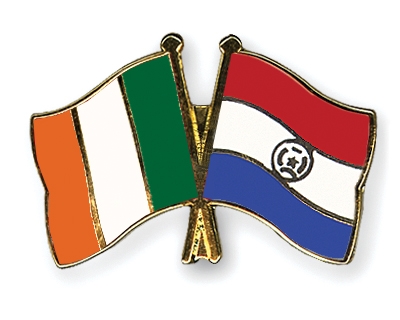 Fahnen Pins Irland Paraguay