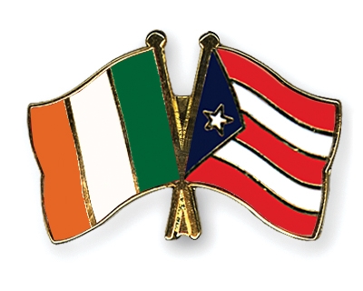 Fahnen Pins Irland Puerto-Rico