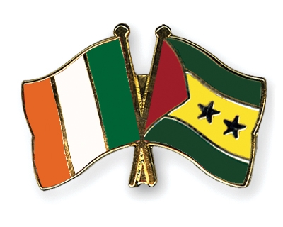 Fahnen Pins Irland Sao-Tome-und-Principe