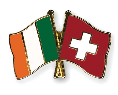 Fahnen Pins Irland Schweiz