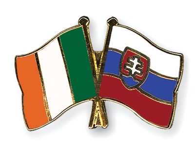 Fahnen Pins Irland Slowakei