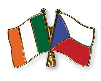 Fahnen Pins Irland Tschechische-Republik