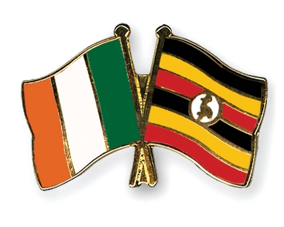 Fahnen Pins Irland Uganda