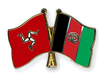 Fahnen Pins Isle-of-Man Afghanistan