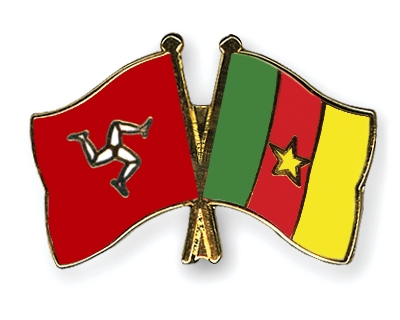 Fahnen Pins Isle-of-Man Kamerun